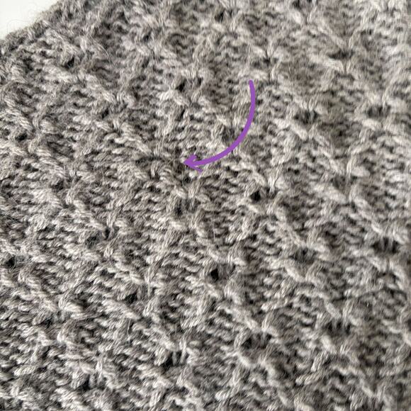 EILEEN FISHER 100% Baby Alpaca Soft Scoop Neckline Sweater in Gray Size L - Picture 10 of 13